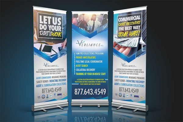 Vertical Banner Frame Printing Design Faceless Technologies