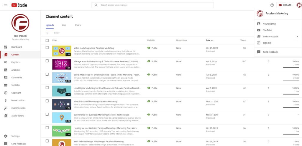 YouTube Updates in 2021 & Changes To Youtube | Faceless Marketing